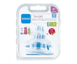 MAM Ventouse mesure 1 0+ mois silicone 2 pièces
