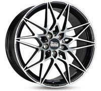MAM WHEELS MAM B2 black front polished 8.5Jx19 5x112 ET45
