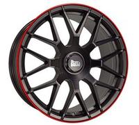 MAM WHEELS MAM GT1 matt black lip red 8.0Jx18 5x100 ET45