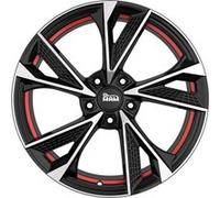 MAM WHEELS MAM RS6 black front polished red inside 7.0Jx16 5x114.3 ET38