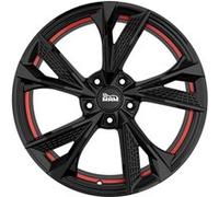 MAM WHEELS MAM RS6 black painted red inside 7.5Jx17 5x112 ET30