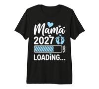 Mama 2027 Chargement Annonce de Grossesse Future Maman T-Shirt Haut de Gamme