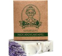 MAMA AVOCADO Savon naturel à l'avocat et à la lavande pour tous les types de peau - Cosmétique naturel - Savon de douche fait main pour la peau et les cheveux - Savon naturel sans huile de palme ni
