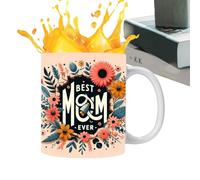 Mama-Bags Für Frauen, Lustige Muttertagstasse | Keramik-Mom-Becher, Ästhetisch,Kaffeetasse, Espressotasse, Trinkbecher "Best Mama Aller Seiten", Lustige Tasse Mama-Tasse 350 ml, Muttertagsdekoratio