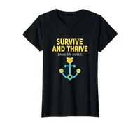 Mama Bear Anchor Survive and Thrive Mom T-Shirt