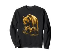 Mama Bear avec Deux oursons Sweatshirt
