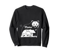 Mama Bear Baby Bear Maman to Be Grossesse Révélation Art Sweatshirt