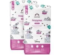 Mama Bear Disney Couches bébé Ultra Absorbantes,Taille 5+ 11-17 kg,Blanc,144 Pièces 2 lot de 72 - PACK MENSUEL