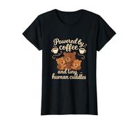 Mama Bear Mom Life alimenté par Coffee & Tiny Cuddles T-Shirt