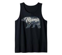 Mama Bear Motif imprimé céleste étoiles Astronomie Astrologie Débardeur