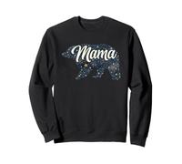 Mama Bear Motif imprimé céleste étoiles Astronomie Astrologie Sweatshirt