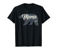 Mama Bear Motif imprimé céleste étoiles Astronomie Astrologie T-Shirt