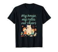Mama Bear My House My Rules Our Chaos Funny Mom T-Shirt