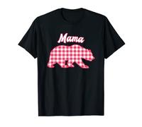 Mama Bear Plaid Vichy Rouge T-Shirt
