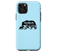 Mama Bear with 1 Cub Mother's Day Mom Pregnancy Annonce Coque pour iPhone 11 Pro