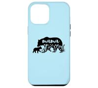 Mama Bear with 1 Cub Mother's Day Mom Pregnancy Annonce Coque pour iPhone 12 Pro Max