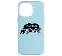 Mama Bear with 1 Cub Mother's Day Mom Pregnancy Annonce Coque pour iPhone 14 Pro Max