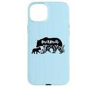 Mama Bear with 1 Cub Mother's Day Mom Pregnancy Annonce Coque pour iPhone 15 Plus