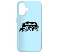 Mama Bear with 1 Cub Mother's Day Mom Pregnancy Annonce Coque pour iPhone 17