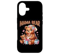 Mama Bear Women Funny Mother's Day Teddy Bear Mom Mommy Coque pour iPhone 17