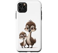 Mama Bird and Baby Caneton Cartoon Coque pour iPhone 11 Pro Max