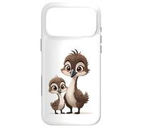 Mama Bird and Baby Caneton Cartoon Coque pour iPhone 17 Pro Max