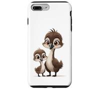 Mama Bird and Baby Caneton Cartoon Coque pour iPhone 7 Plus/8 Plus
