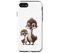 Mama Bird and Baby Caneton Cartoon Coque pour iPhone SE (2020) / 7/8
