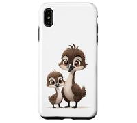 Mama Bird and Baby Caneton Cartoon Coque pour iPhone XS Max