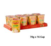 MAMA Bol de nouilles instantanées saveur porc - Carton de 16 x 70 g