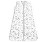 Mama Cheetah Couverture portable pour bébé, en coton bio, gigoteuse de transition avec fermeture éclair bidirectionnelle, animaux 2,5 tog, XL (18-24 mois)