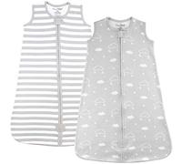 Mama Cheetah Gigoteuse Bébé, 0.5 TOG 100% Coton Biologique, Idéal pour L'été, Couverture Portable pour Nourrisson Tout-Petit Garçons et Filles, S (0-6 Mois), Paquet de 2