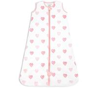 Mama Cheetah Gigoteuse Bébé en Coton Biologique, Couverture pour Bébé Portable, Gigoteuse 1,0 TOG avec Fermeture à Glissière Bidirectionnelle pour Garçon Fille Nourrisson Nouveau-né Enfant
