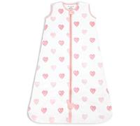 Mama Cheetah Gigoteuse d'hiver pour bébé avec fermeture éclair bidirectionnelle en coton bio 2,5 TOG pour garçon, fille, nourrisson et tout-petit, 0 à 6 mois