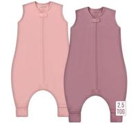 Mama Cheetah Gigoteuse pour bébé en coton bio - Couverture portable pour bébé - Gigoteuse avec fermeture éclair à 2 voies - Sac de couchage pour toutes les saisons - Pour nouveau-né, W/pieds 2,5 TOG