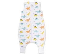Mama Cheetah Gigoteuse pour tout-petit avec pieds 2T, 1,0 TOG en coton biologique avec jambes, couvertures portables pour les marcheurs, gigoteuse pour filles et garçons, Marcheur précoce Moyen