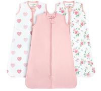 Mama Cheetah Sac de couchage pour bébé 0,5 TOG, couverture portable pour bébé en coton biologique avec fermeture éclair à double, transition d’emmaillotage nouveau-né Nourrisson Garçon Fille 6-12 mois