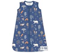 Mama Cheetah Sac de couchage pour bébé 2,5 TOG. couverture en coton biologique à porter avec fermeture éclair dans les deux sens. nourrisson. enfant. garçon et fille. 12-18 mois