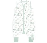 Mama Cheetah Sac de couchage pour bébé avec pieds | 2T | 2,5 TOG Organic Cotton Sleeping Bag with Legs | Baby Wearable Blankets for Walkers w/ 2-Way Zipper | Baby Sleep Sack for Girls & Boys | Moyen