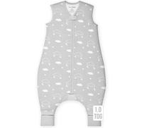 Mama Cheetah Sac de couchage pour bébés avec pieds, 1.0 TOG Couvertures en coton biologique à porter avec des jambes, Sac de couchage pour bébé marcheur, marcheur précoce 6-18 mois