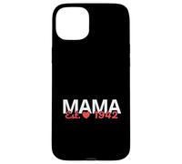Mama Est 1942 - Fête d'anniversaire de maternité Coque pour iPhone 15 Plus