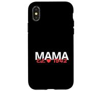 Mama Est 1942 - Fête d'anniversaire de maternité Coque pour iPhone X/XS
