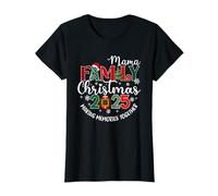 Mama Family Christmas Making Memories Christmas Snow Party T-Shirt
