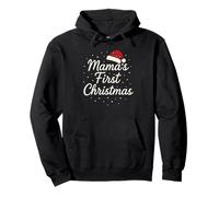 Mama First Christmas New Mom Baby Sentimental Holiday Sweat à Capuche