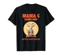 Mama G Ramen Shop MFKN Happiness Funny Goat Food Lover T-Shirt