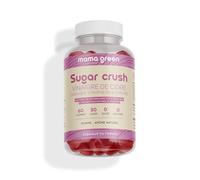 Mama Green - Gummies Sugar Crush - Vinaigre de cidre - Gestion du métabolisme - 60 gummies - Sans sucre - Sans colorants et arômes artificiels - Fabriqué en France