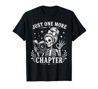 Mama Halloween Shirts Just One More Chapter Skeleton Reader T-Shirt