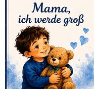 Mama , ich werde groß: Ein kleines Kind zeigt stolz, was es schon alles alleine kann - mit liebevoller Begleitung von Mama.