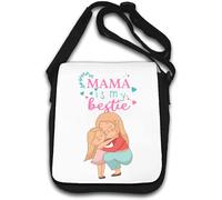 Mama Is My Bestie Sac à bandoulière Blanc