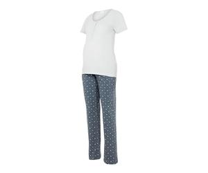 MAMA.LICIOUS MLMIRA Star SS JRS Pyjamas 2F A. E. Noos, Pyjama de maternité Femme, Gray Dawn/AOP:Star,